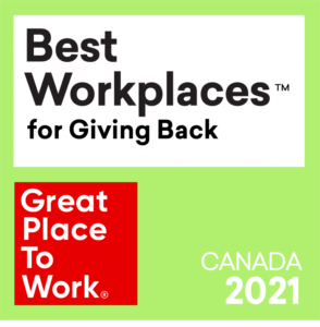 great place to work for giving back