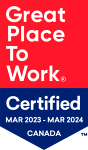 Great Place to Work badge March 2023-March 2024